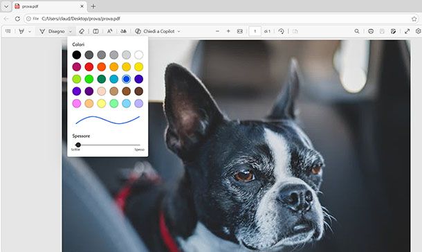 Modifica PDF con Edge