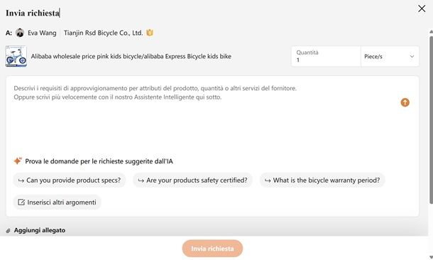 Come acquistare su Alibaba