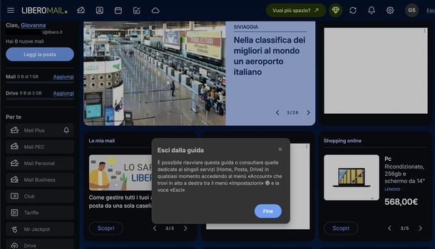 Creare indirizzo email gratis Libero