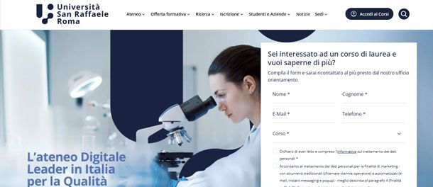 Università telematica San Raffaele Roma