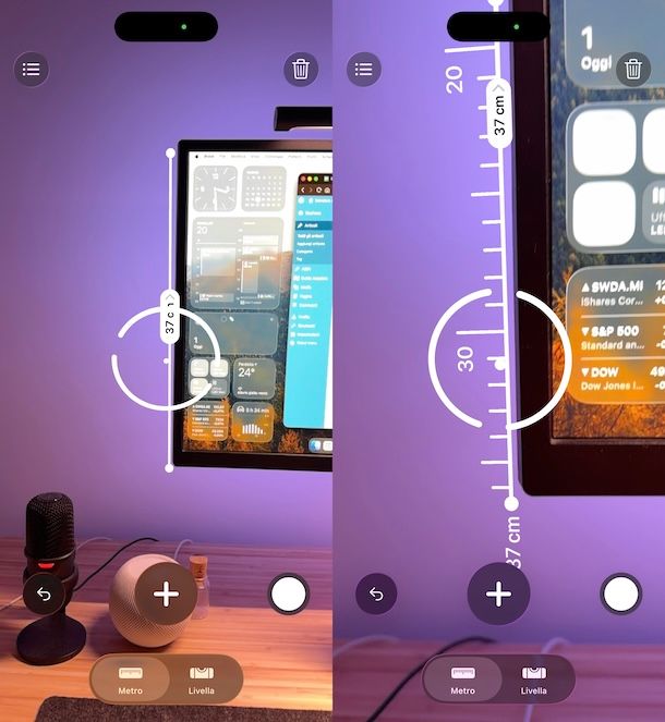Come misurare con iPhone