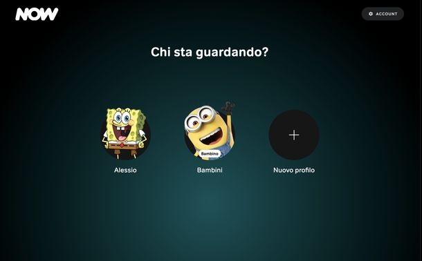 Usare NOW su PC
