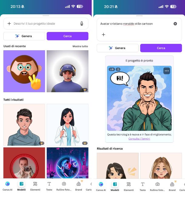 Come creare il proprio avatar su Canva