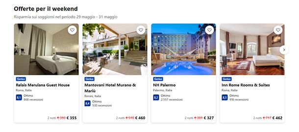 Offerte Booking sito 
