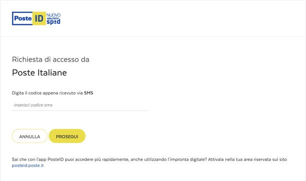 Login PosteID
