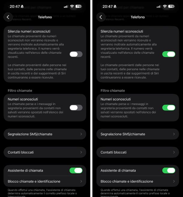 Come non ricevere telefonate pubblicitarie iPhone