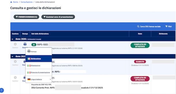 Scaricare ISEE