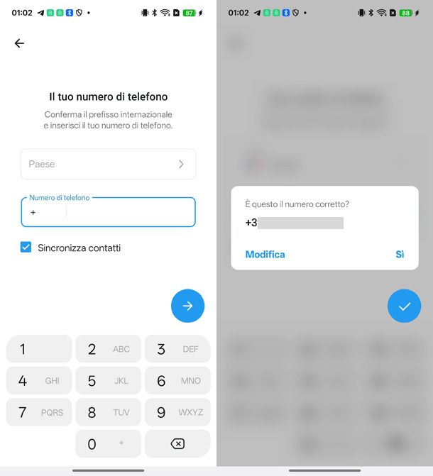 Configurazione Telegram