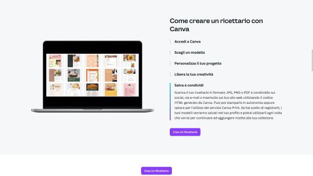 App per scrivere un libro di ricette
