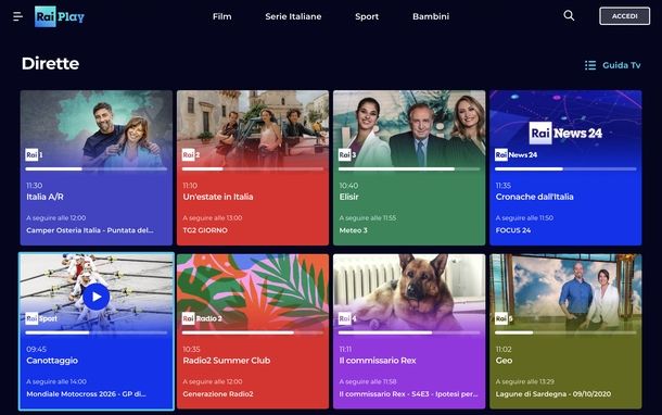 Vedere Rai Sport su PC