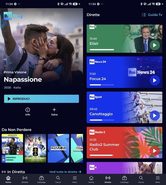 Vedere Rai Sport da app