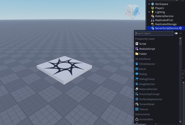 Creare script su Roblox Studio