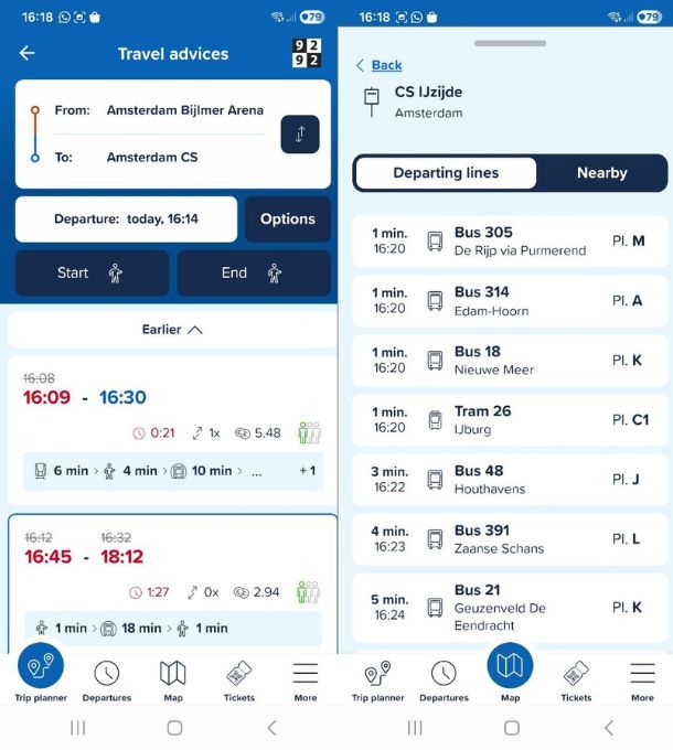 App per trasporti pubblici