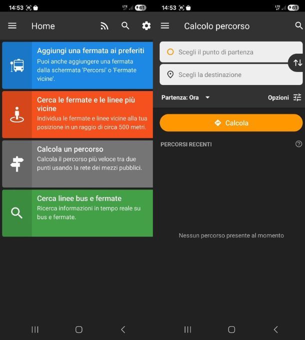 App per trasporti pubblici