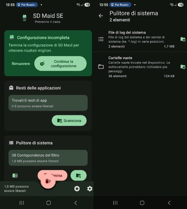 App per pulire il telefono