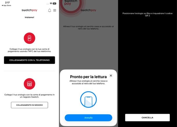 app per Swatch orologio