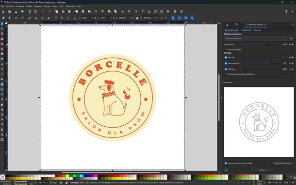 Come vettorializzare un logo