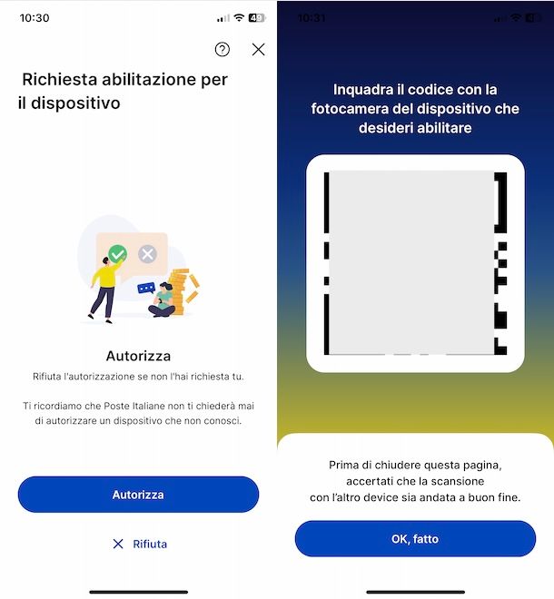 App Poste Italiane