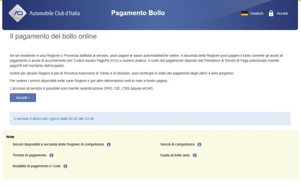 Sito ACI