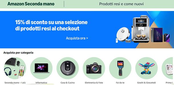 Amazon Seconda mano