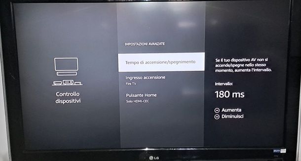 configurazione firestick