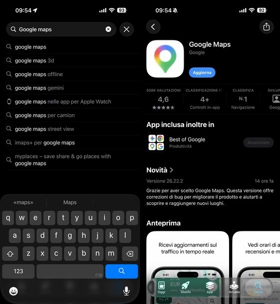 Scaricare Google Maps su iOS