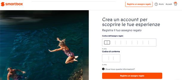 Registrazione cofanetto