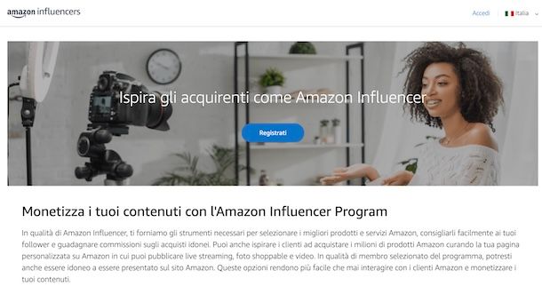 Amazon Influencer Program