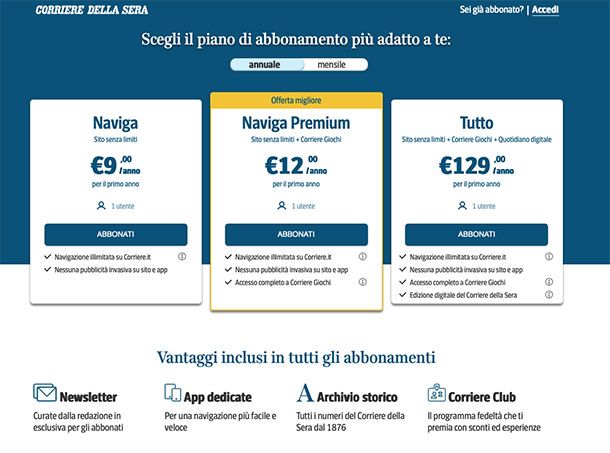 Quotidiani e periodici