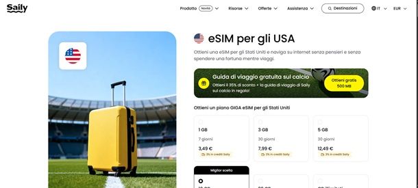Saily eSIM USA