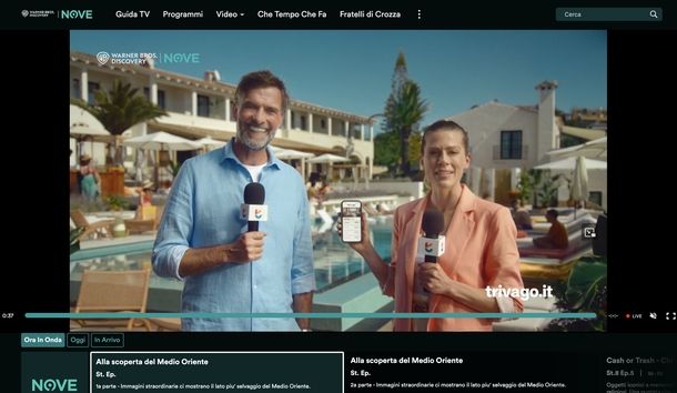 Vedere canale 9 su PC