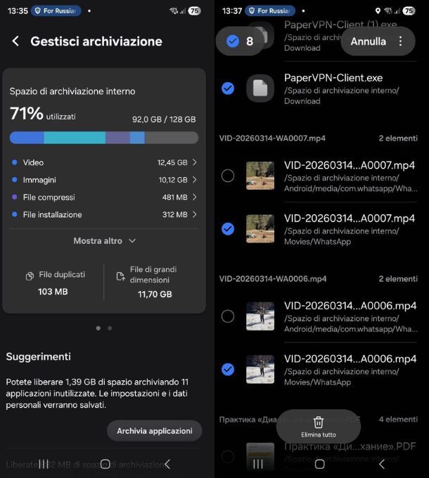 App per pulire il telefono
