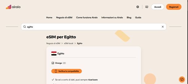 airalo esim egitto