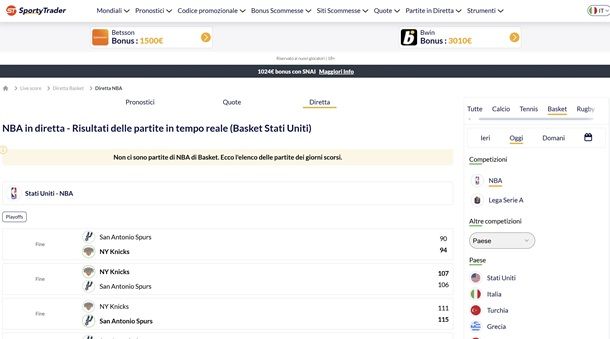 Miglior sito pronostici