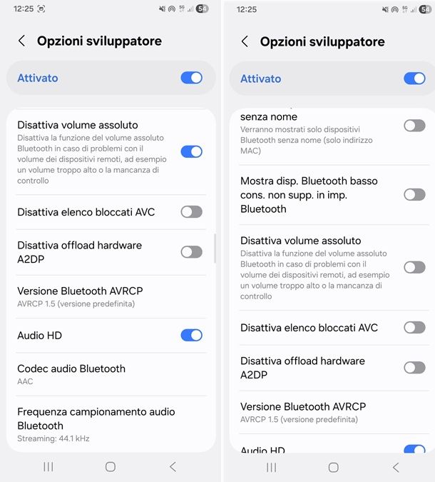 volume assoluto android