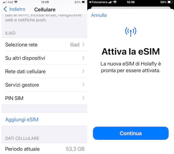 esim iphone