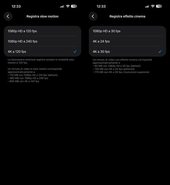 Registrare video su iPhone