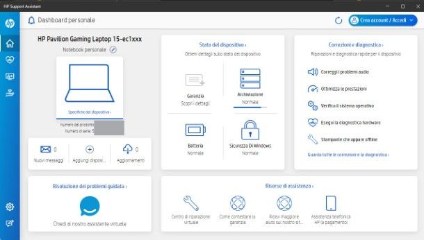 HP Support Assistant