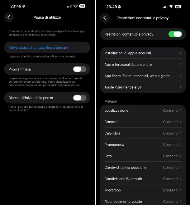 Come attivare il parental control su iPhone e iPad