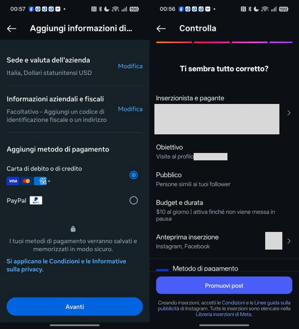 Sponsorizzare su Instagram