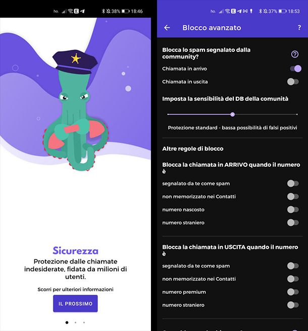 App antispam