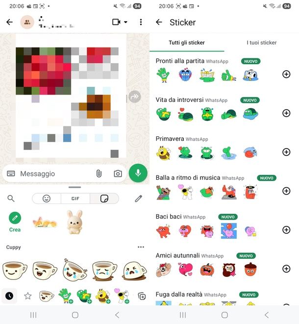 sticker WhatsApp info