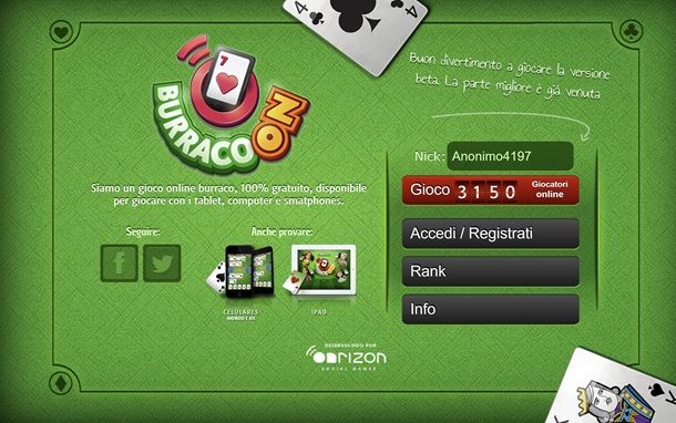 Burraco on line