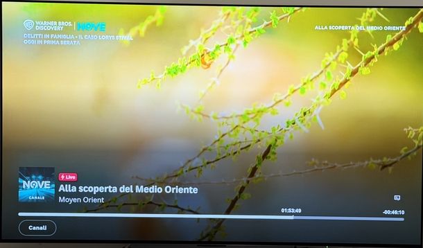 Vedere canale 9 su Smart TV