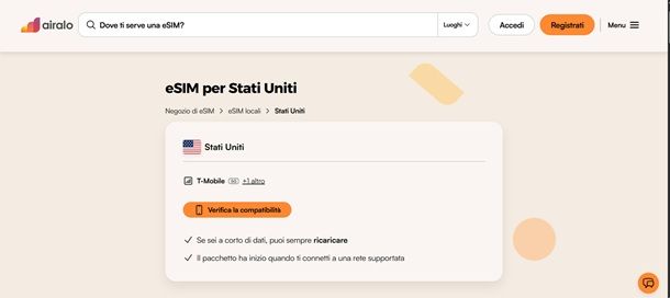 airalo stati uniti
