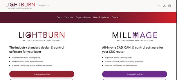 lightburn e millmage