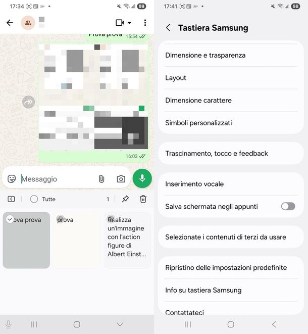 Tastiera Samsung