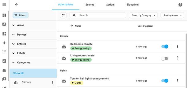 Automazioni Home Assistant