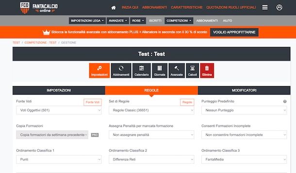 Fantacalcio Online