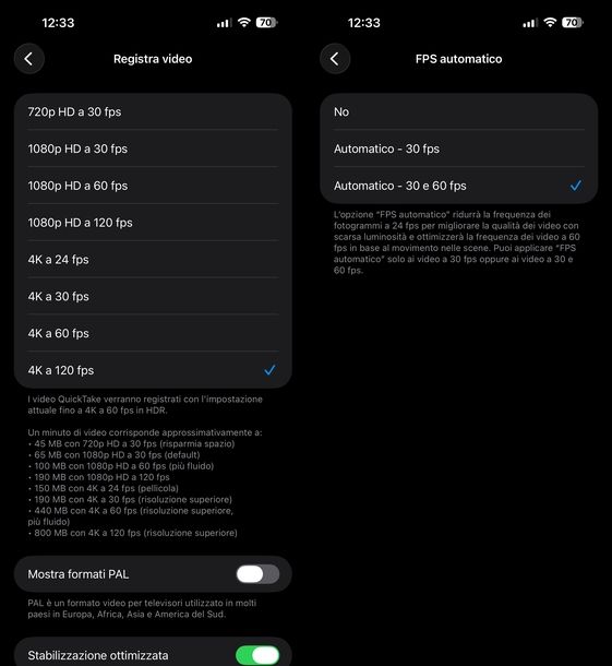 Registrare video su iPhone